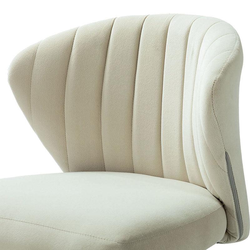 Premium Chandra Velvet Office Chair - Ergonomic Executive Desk Chair with Lumbar Support for Home & Office Workspaces - Comfortable Modern Computer Chair for Long Hours of Sitting
