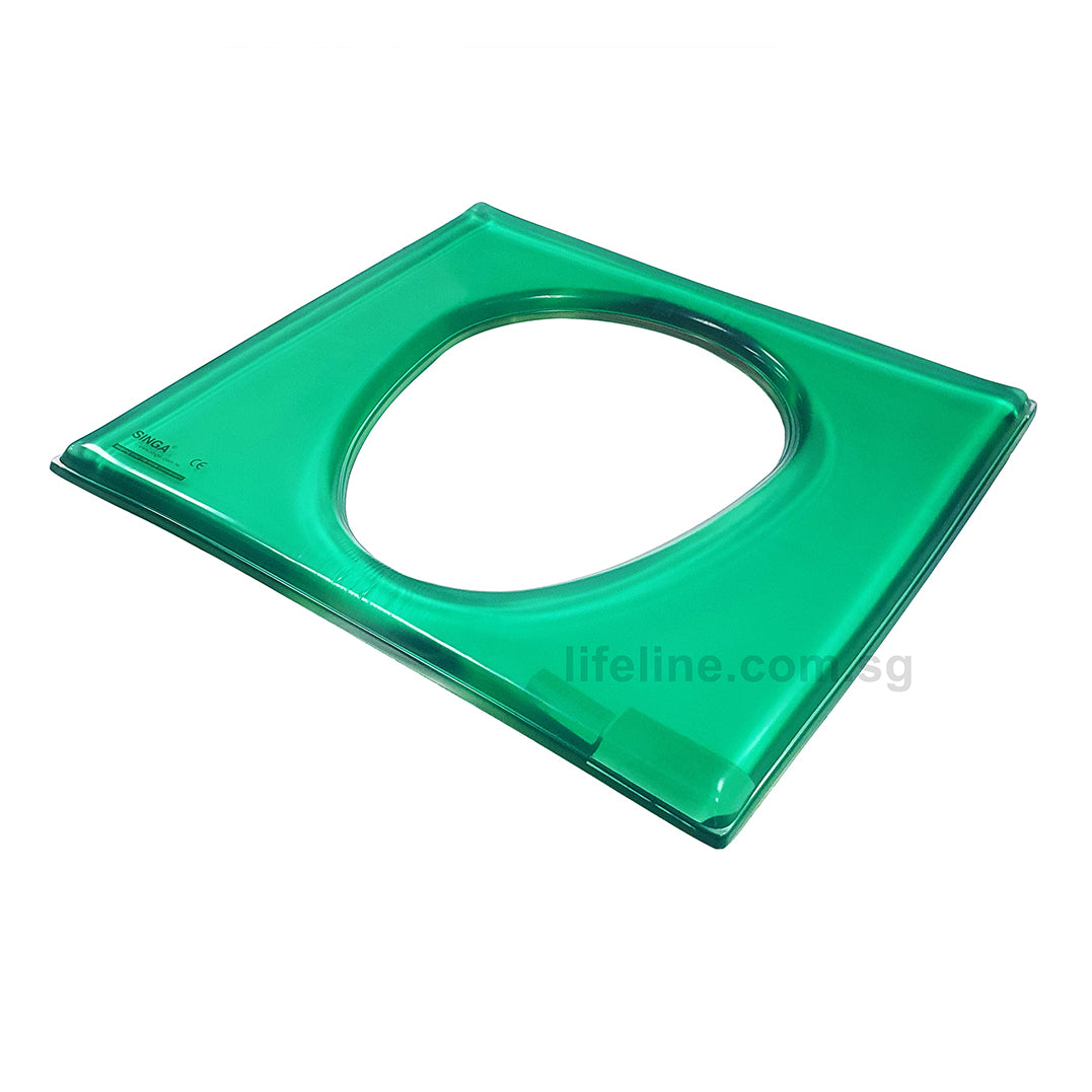 Orthopedic Gel Cushion Seat for Commode - Pressure Relief & Comfort Support - Perfect for Elderly, Post-Surgery & Home Care Use