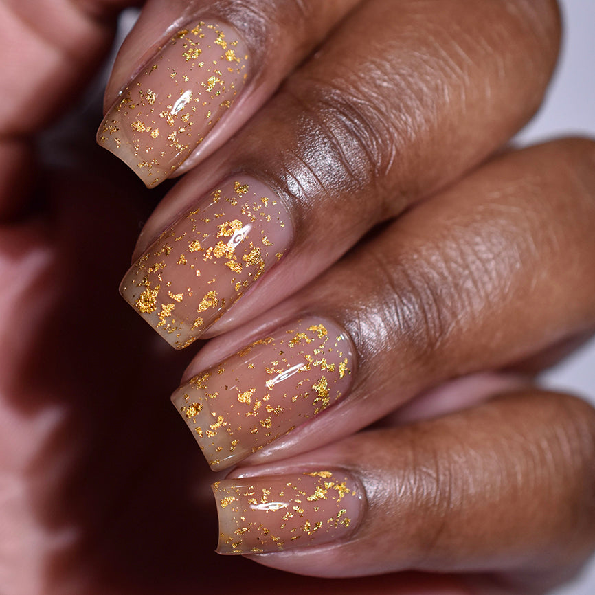 Golden Prairie Nail Polish - Long Lasting Vegan Nail Lacquer with High Gloss Finish - Perfect for Manicures, Pedicures & Nail Art