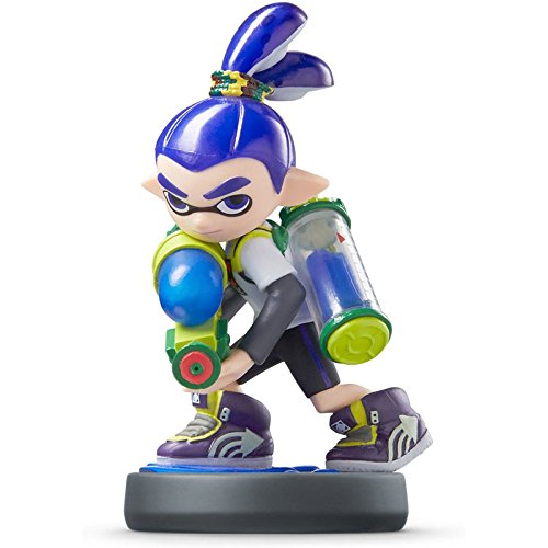 Splatoon Inkling Girl, Squid & Boy Amiibo Figures - Nintendo Switch Collectible Toys for Gaming Fans | Perfect for Splatoon Gameplay & Display Collection