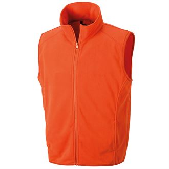 Result Core MicroFleece Gilet Vest for Men - Lightweight Warm Fleece Jacket for Outdoor Hiking, Running & Casual Wear