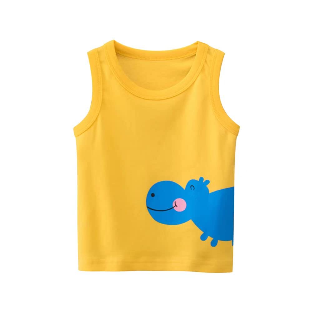 3-Pack Boys' Sleeveless Tank Tops for Toddlers - Soft Cotton Summer Shirts for Playtime, Beach & Outdoor Activities