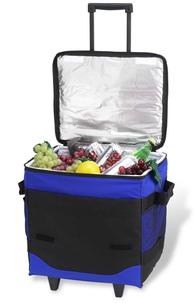 Picnic at Ascot 60 Can Collapsible Insulated Rolling Cooler - American Designed & Quality Approved - Perfect for Beach Trips, Tailgating, Camping and Outdoor Adventures