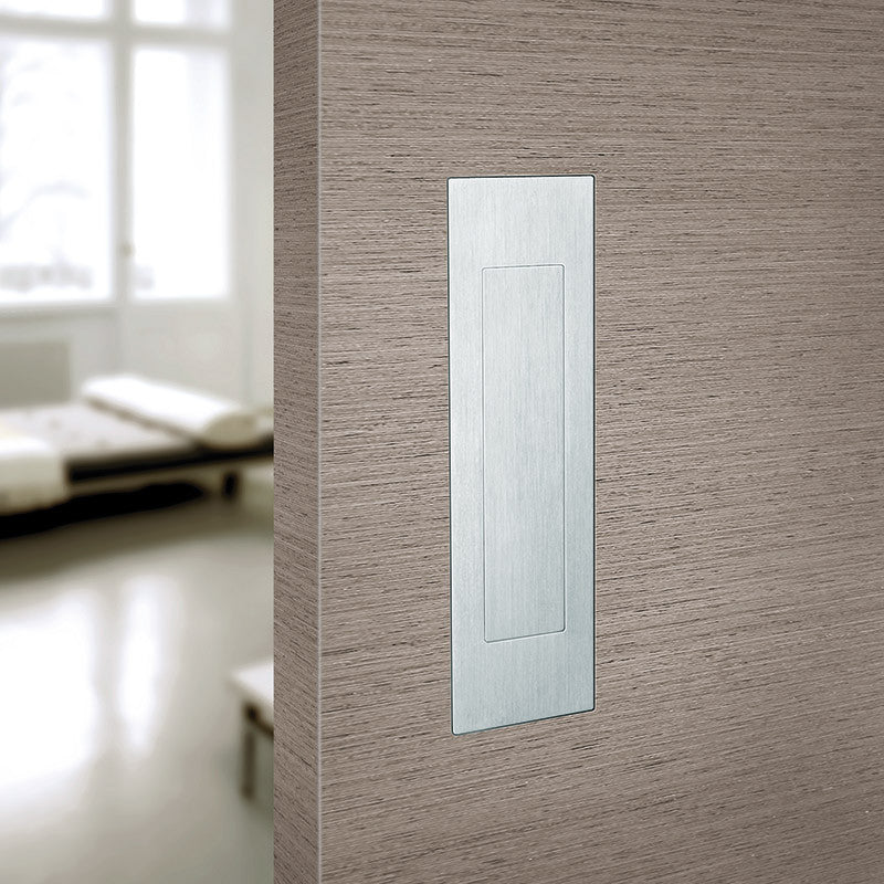 FSB Rectangular Flush Pull Spring Loaded Cover - Premium Cabinet Hardware for Modern Kitchens & Bathrooms
