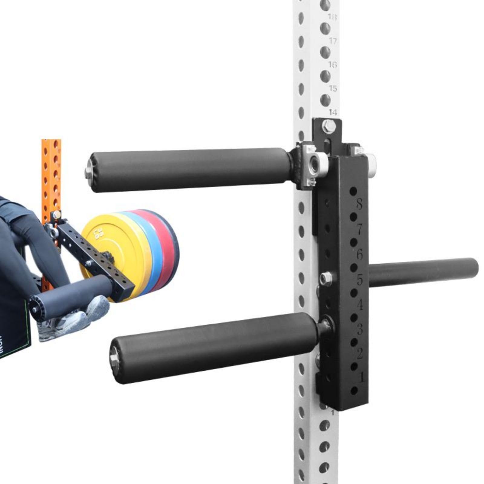 Adjustable Leg Extension and Curl Machine - Seated Lower Body Workout Equipment with Rotary Leg Extension Rack Attachment for Home Gym & Strength Training | Perfect for Leg Day Exercises, Muscle Building & Physical Therapy