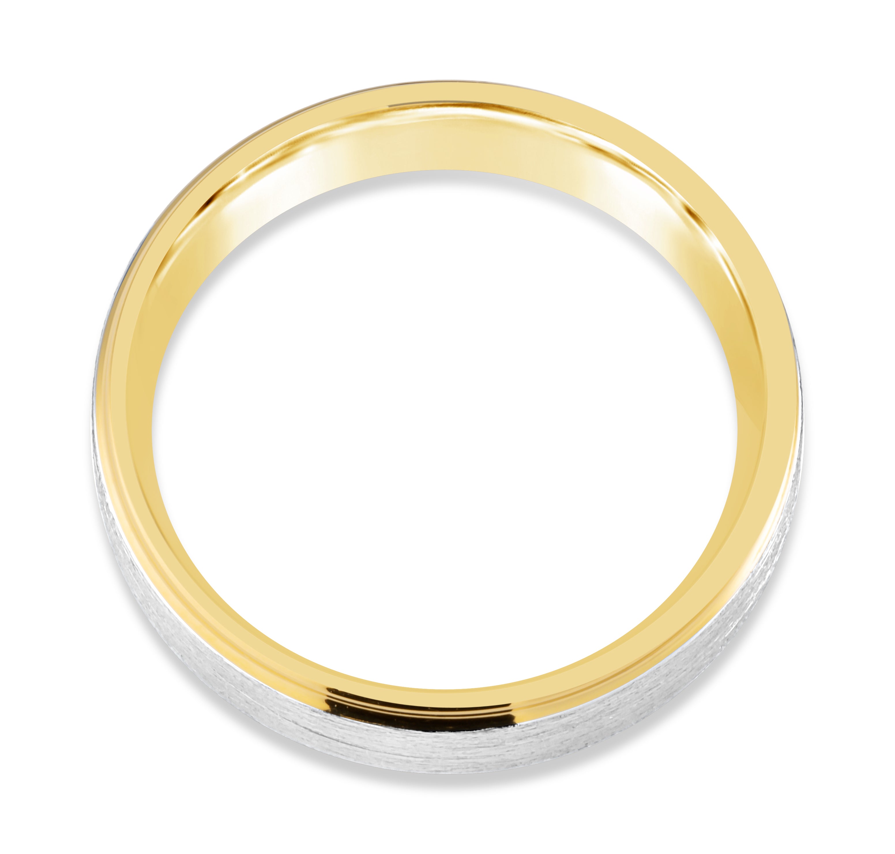 6mm Stainless Steel Men's Ring - Durable Polished Silver Band for Wedding, Engagement & Everyday Wear