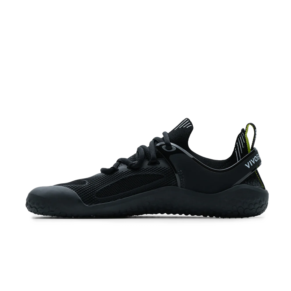 Vivobarefoot Motus Strength Men's Barefoot Shoes - Obsidian/Grey - Lightweight & Flexible for Cross Training, Gym & Outdoor Workouts