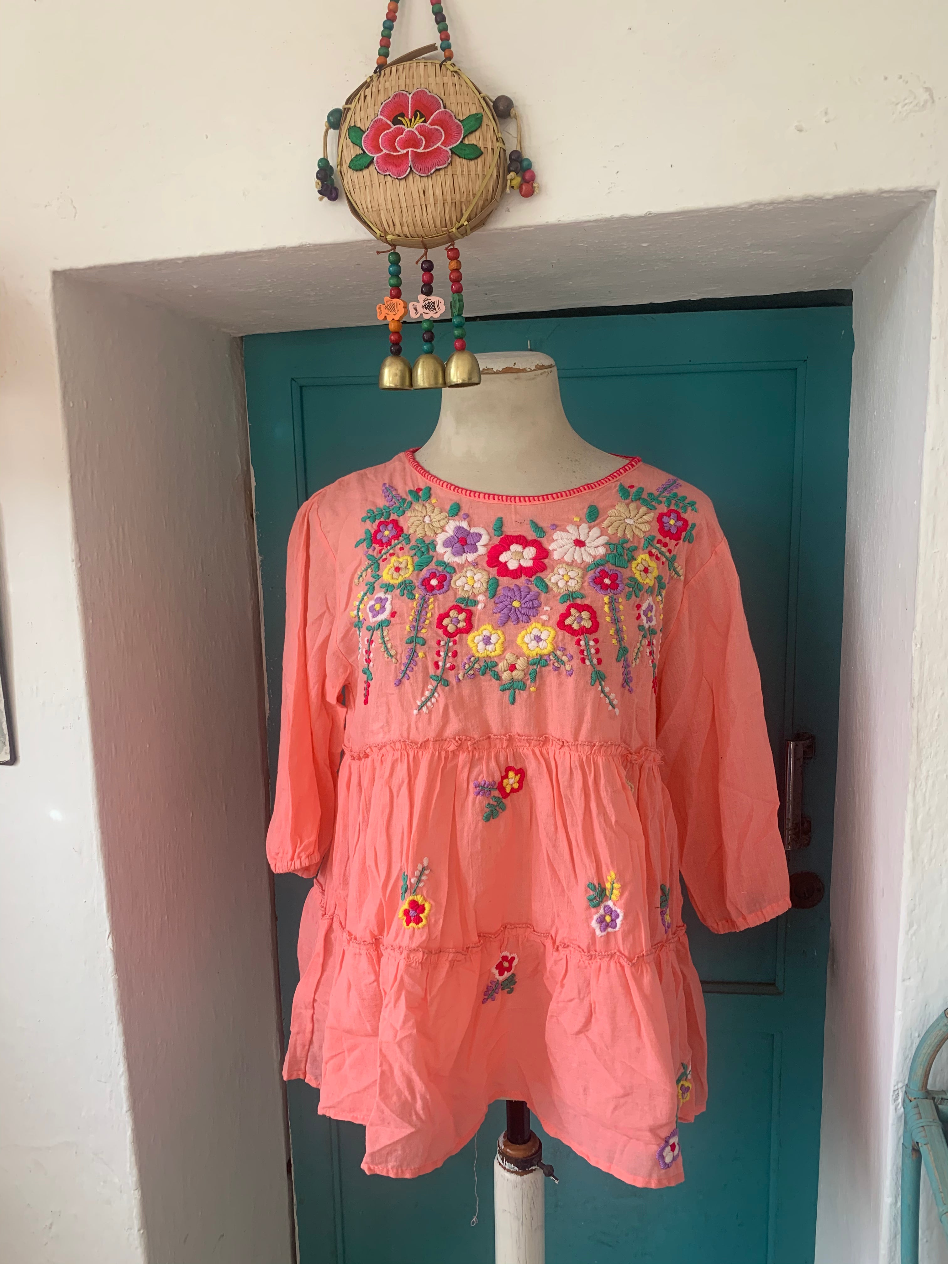 Boho Floral Print Blouse for Women - Stylish & Comfortable Summer Top for Casual Outings & Beach Vacations