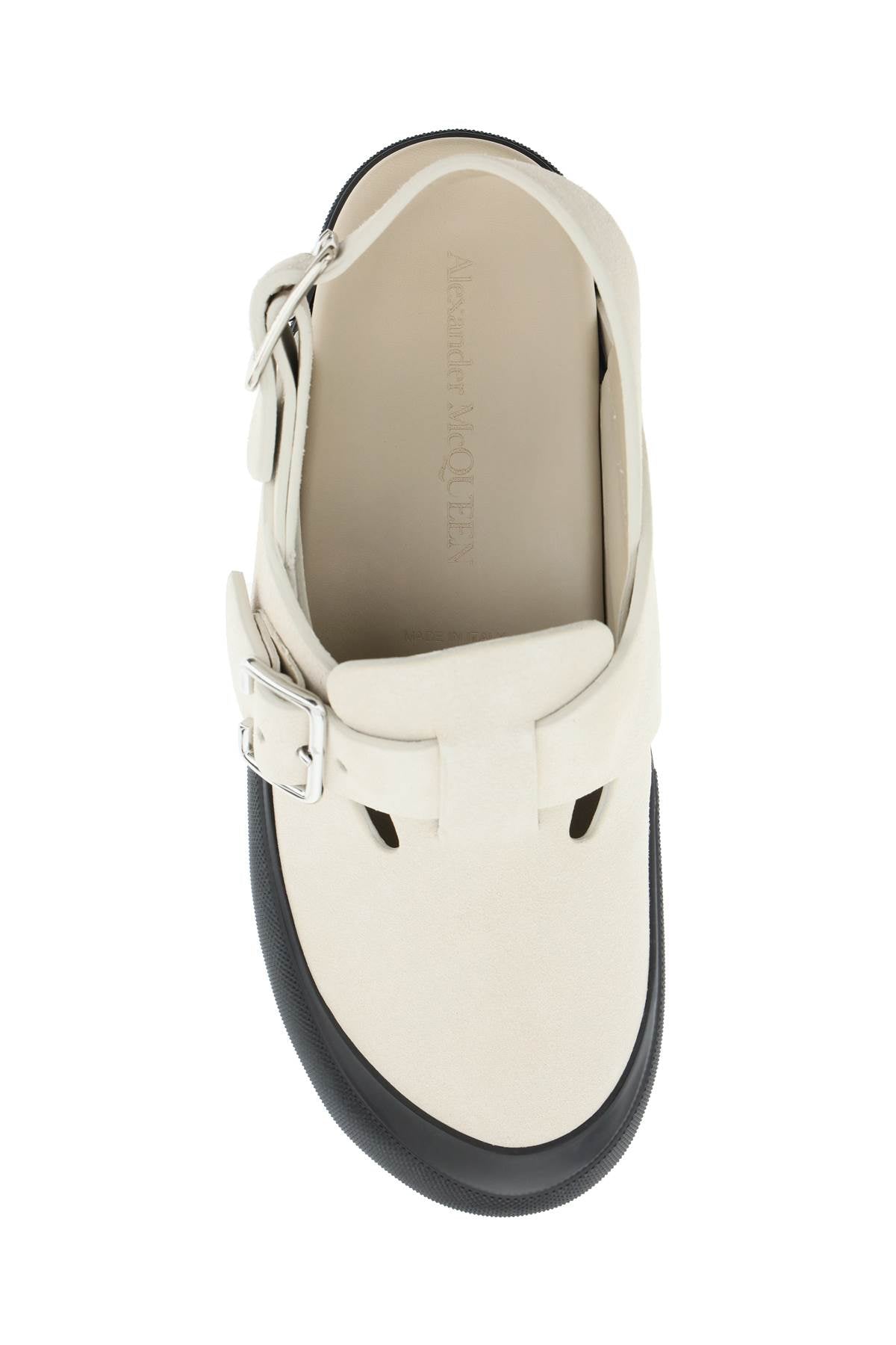Alexander McQueen 'Mount Slick' Sandals - Women's Luxury Designer Slide Sandals for Summer & Beach Wear | Perfect for Vacations, Poolside Lounging & Casual Outings