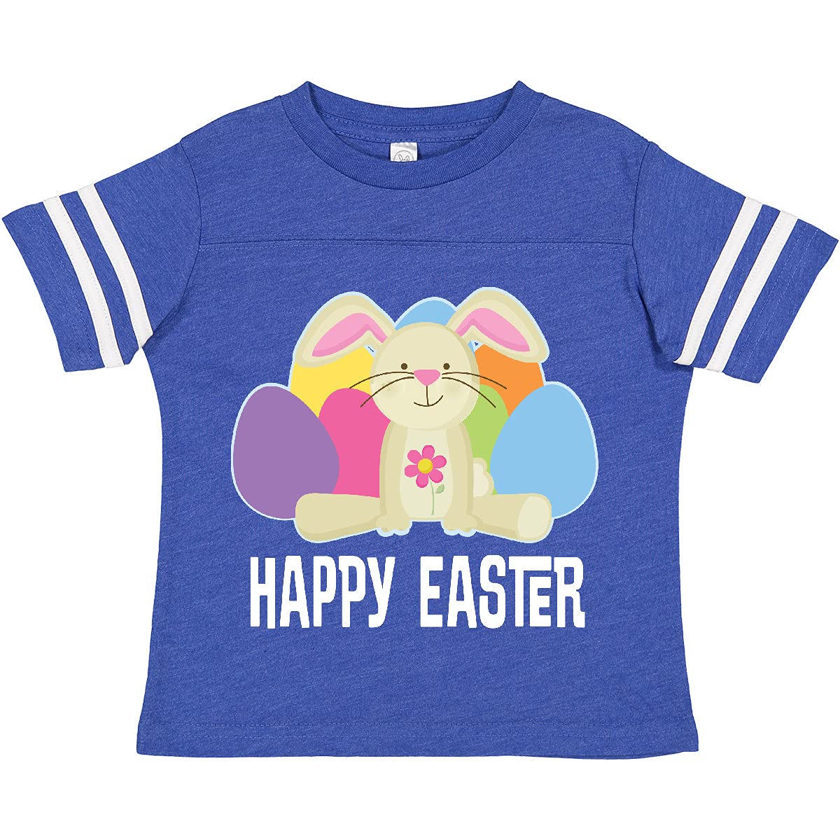 Happy Easter Bunny Toddler T-Shirt - Cute Kids Holiday Outfit