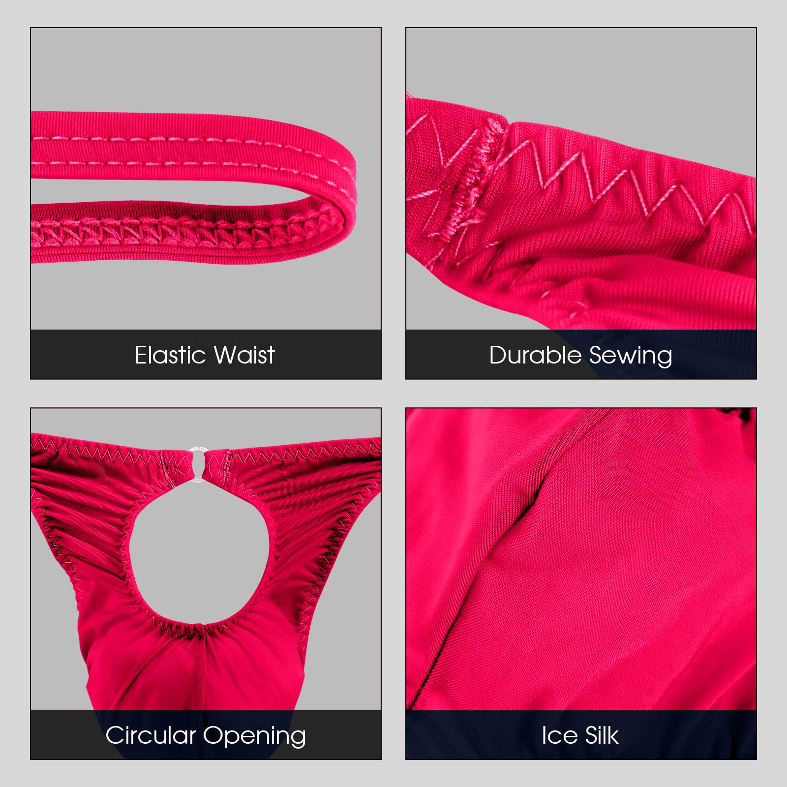 **Men's Thong Underwear - Breathable & Comfortable Open Front Lingerie for Men - Perfect for Gym, Sleep & Daily Wear**