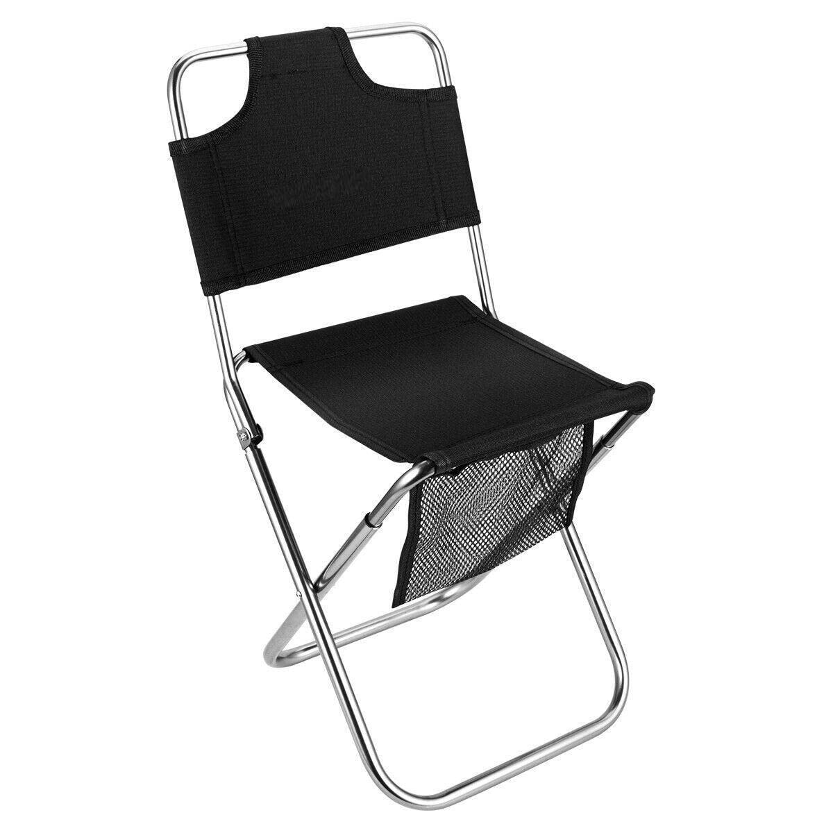 Portable Aluminum Folding Stool - Lightweight Camping Chair for Outdoor Fishing & Hiking