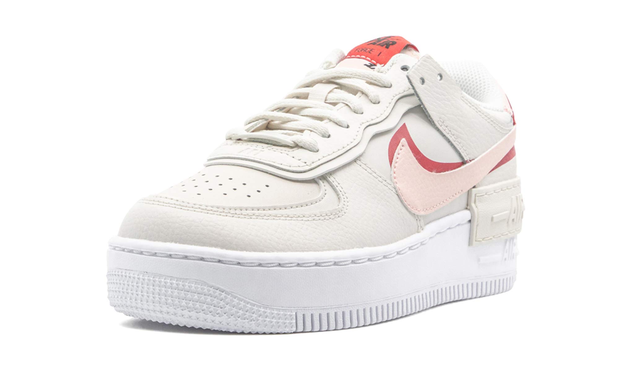 Nike Women's Air Force 1 Shadow Phantom/Echo Pink-Gym Red Sneakers Size 6W - Stylish Gym & Casual Wear for Women