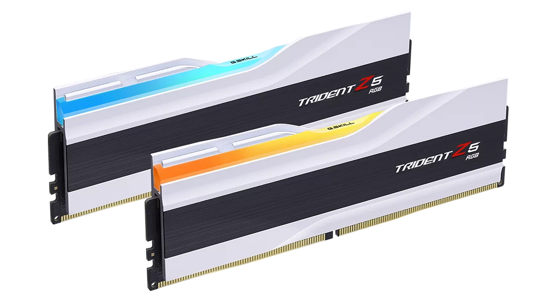 G.Skill Trident Z5 RGB DDR5 RAM 32GB (2x16GB) 5600MHz 7800MT/s Gaming Memory Kit - High Performance for PC Builds, Overclocking & Content Creation