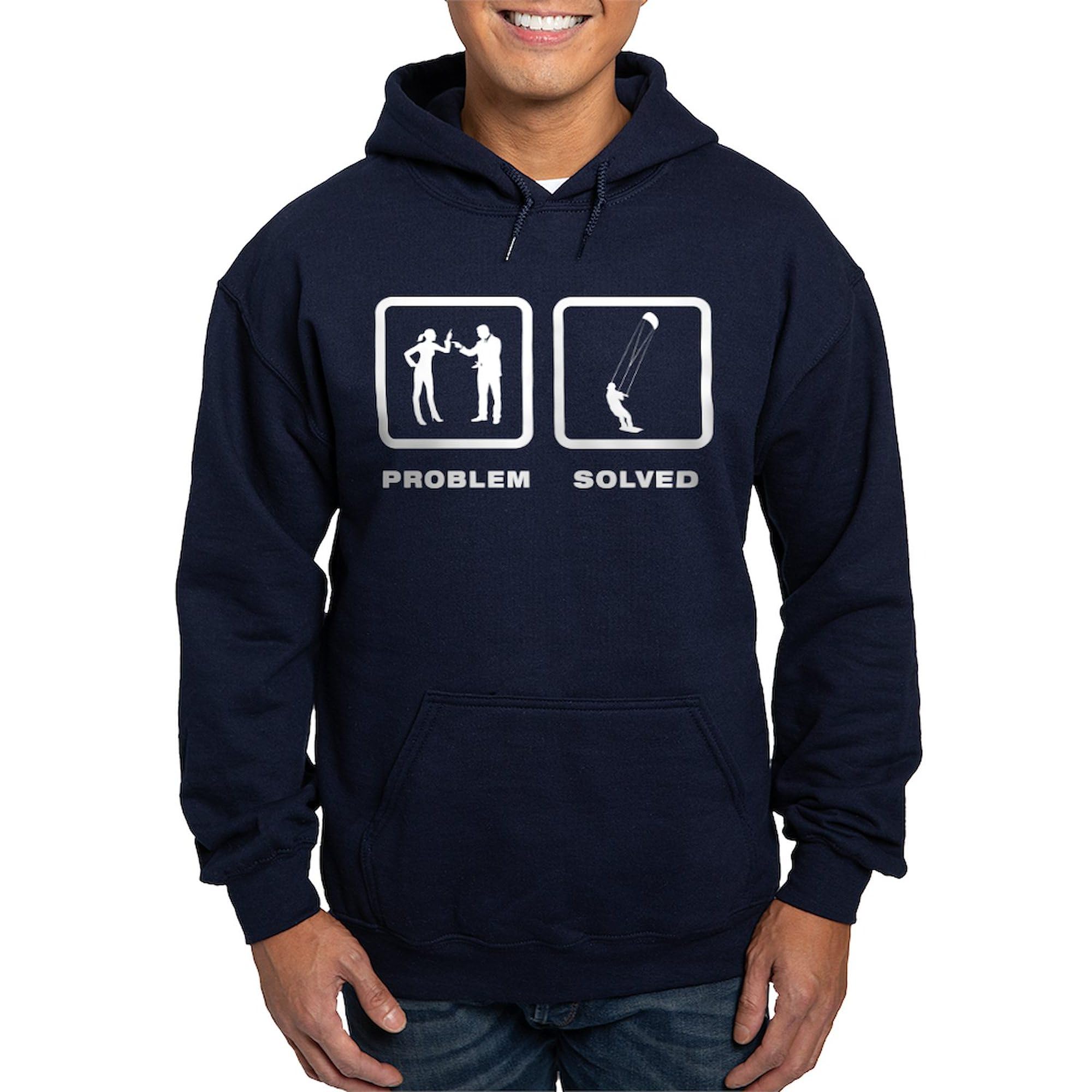 **Men's Dark Regular Fit Kiteboarding Hoodie - Comfortable & Stylish for Surfing, Beach & Outdoor Activities**