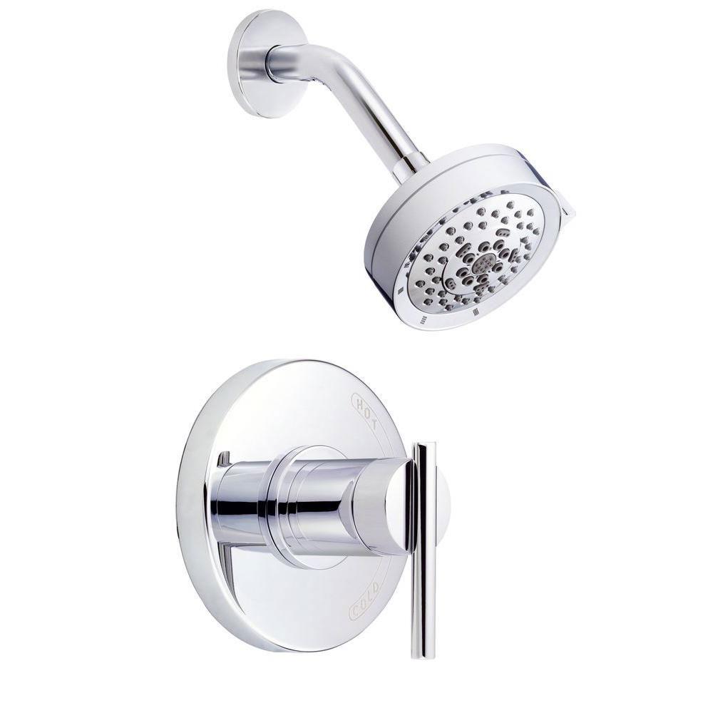 Danze Parma 1-Handle Pressure Balance Shower Faucet Trim Kit in Chrome Finish - Bathroom Shower Valve Trim Set (Valve Not Included) - Perfect for Modern Bathroom Renovations & Home Upgrades