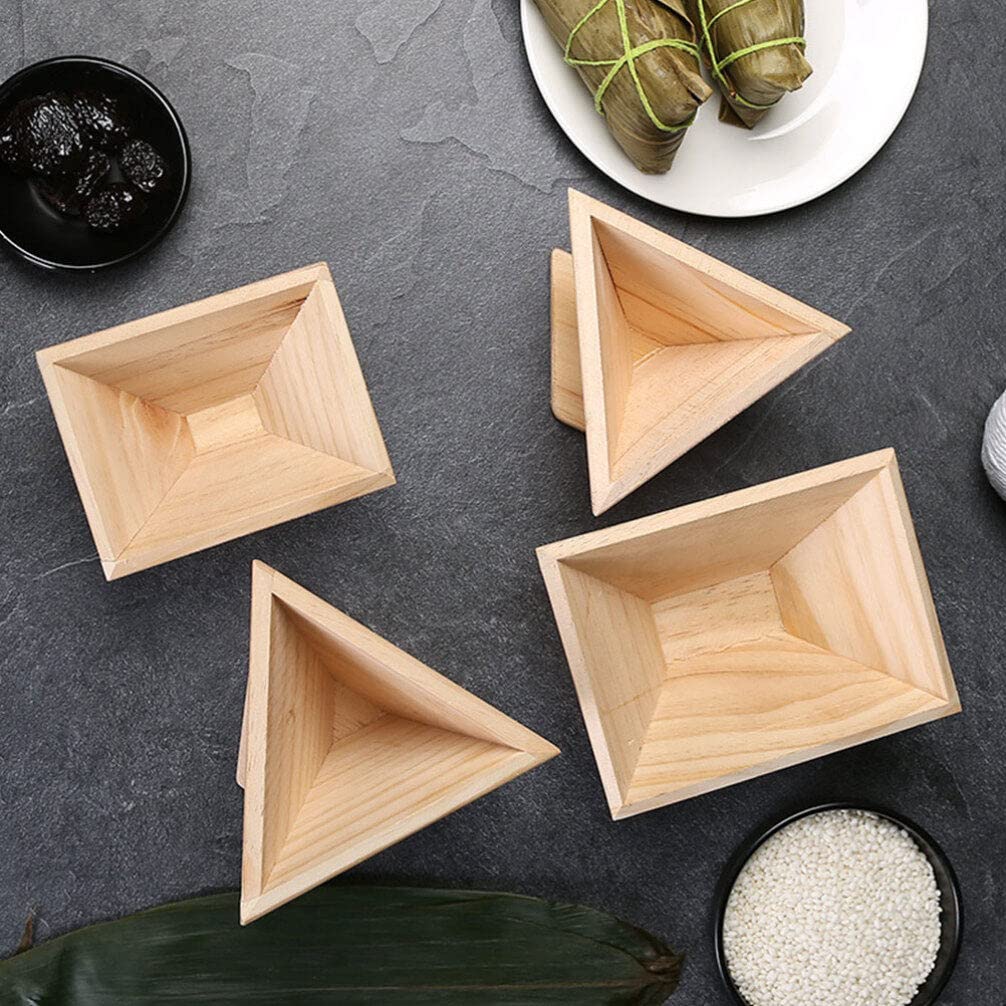 Premium Hemoton Gummy Molds - Square Onigiri & Rice Pudding Baking Molds for DIY Cooking | Traditional Zongzi Maker for Dragon Boat Festival | Wooden Musubi Mold for Rice Dumplings & Asian Desserts | Perfect for Home Baking, Party Snacks & Cultural Celebrations