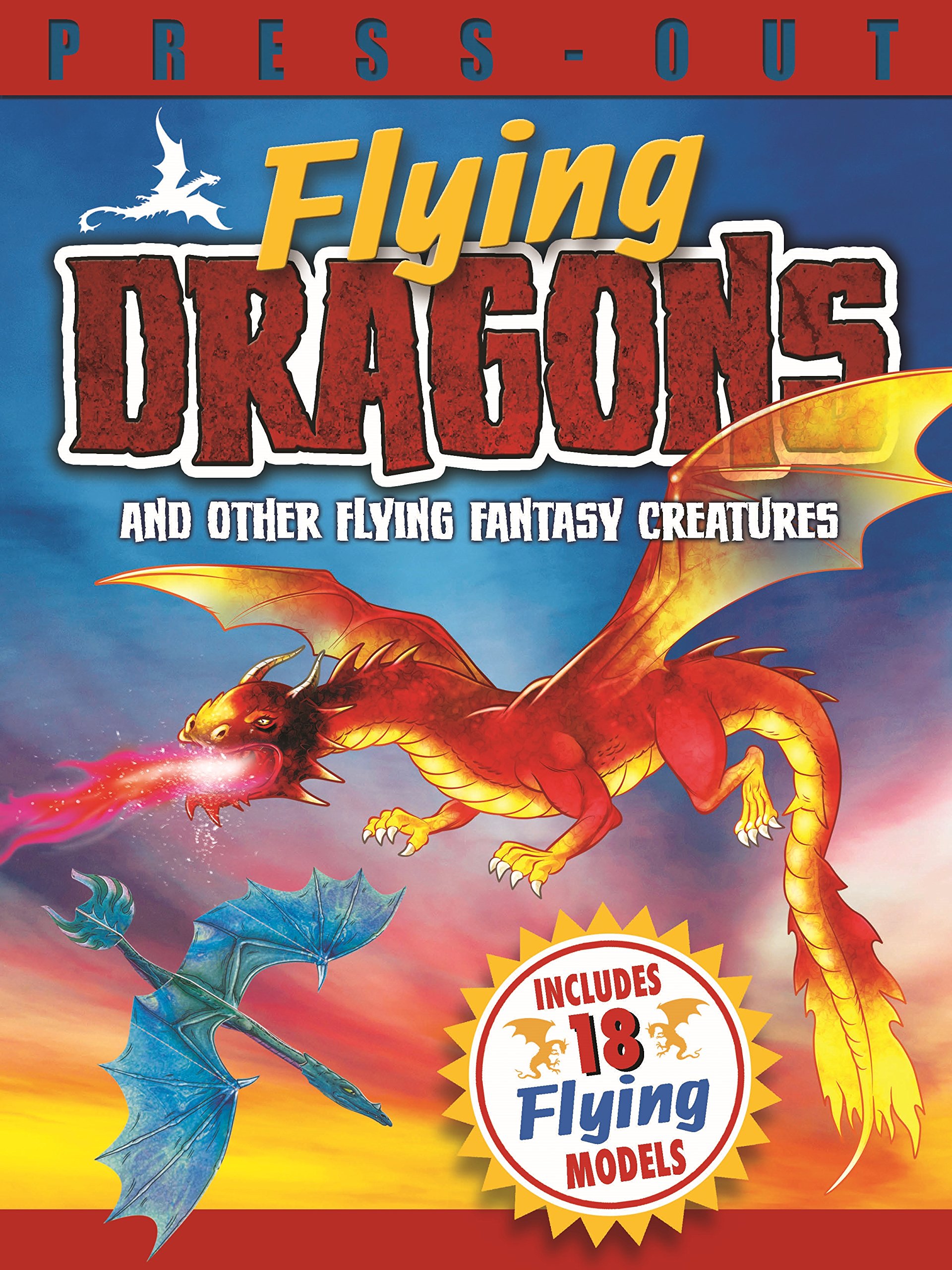 Press Out Flying Dragons - DIY 3D Wooden Puzzle Kit for Kids & Adults - Creative Building Toy for Home Decor, Gifts & STEM Learning