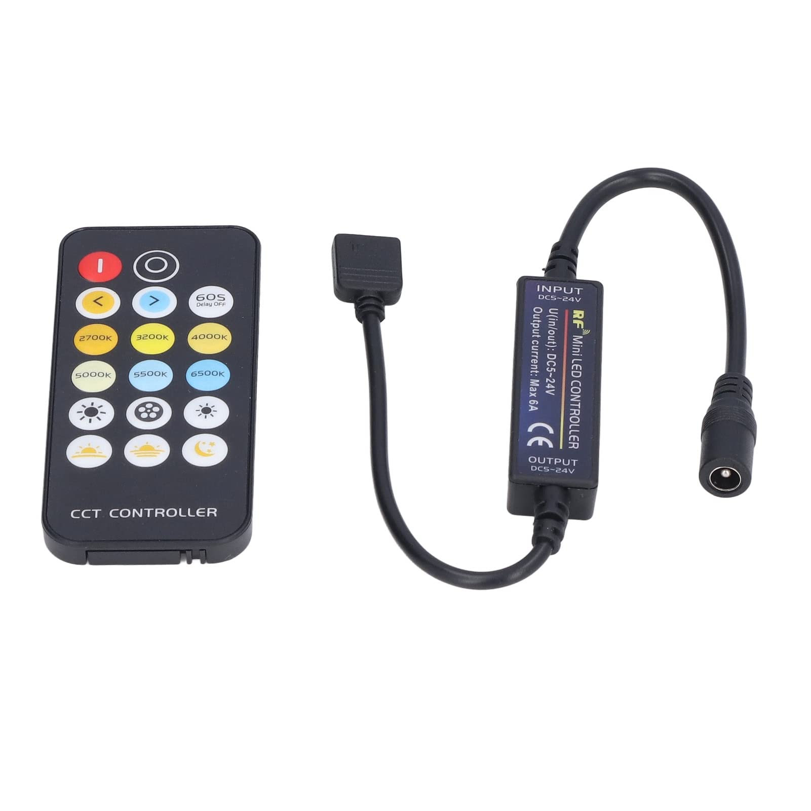 LED Dimmer Controller - 3 Color Temperature Modes, Touch Sensitive Plastic Switch for LED Light Bars - Perfect for Home, Office, and Commercial Lighting Control