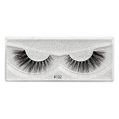 Kaaka False Eyelashes - 1 Pair Natural Handmade Mink Lashes, Multi-Layered Wispy Effect for Dating & Performance | Reusable Eyelash Extensions for Everyday Glam & Special Occasions