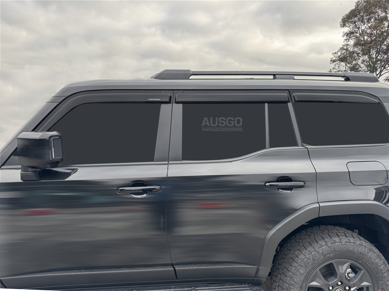 Premium Weather Shields for Toyota LandCruiser Prado 250 Series (2024+) - Durable Rain Guards & Window Deflectors for All-Weather Protection & Off-Road Adventures