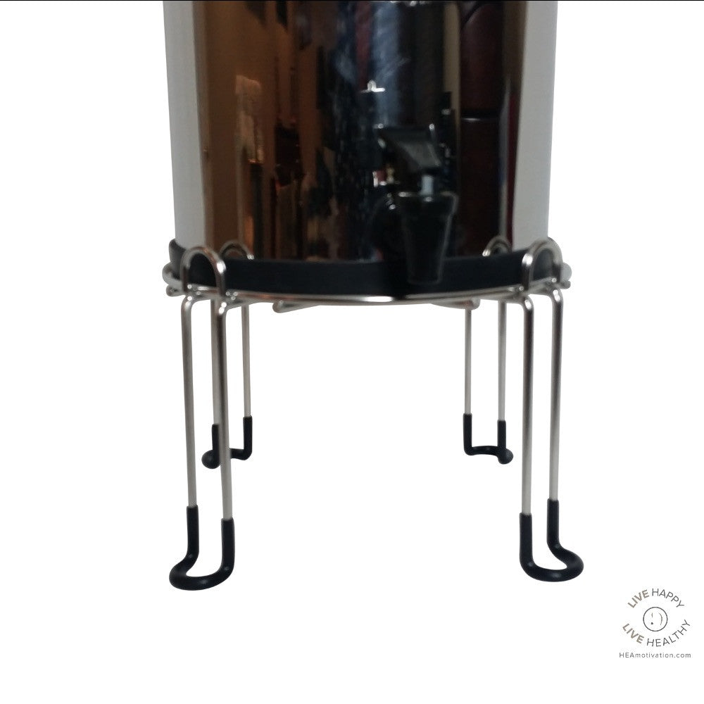 Premium Stainless Steel Stand - 4 Sizes (Small, Medium, Large, XL) - Heavy Duty Metal Display Rack for Kitchen, Office, Retail Store & Workshop Organization