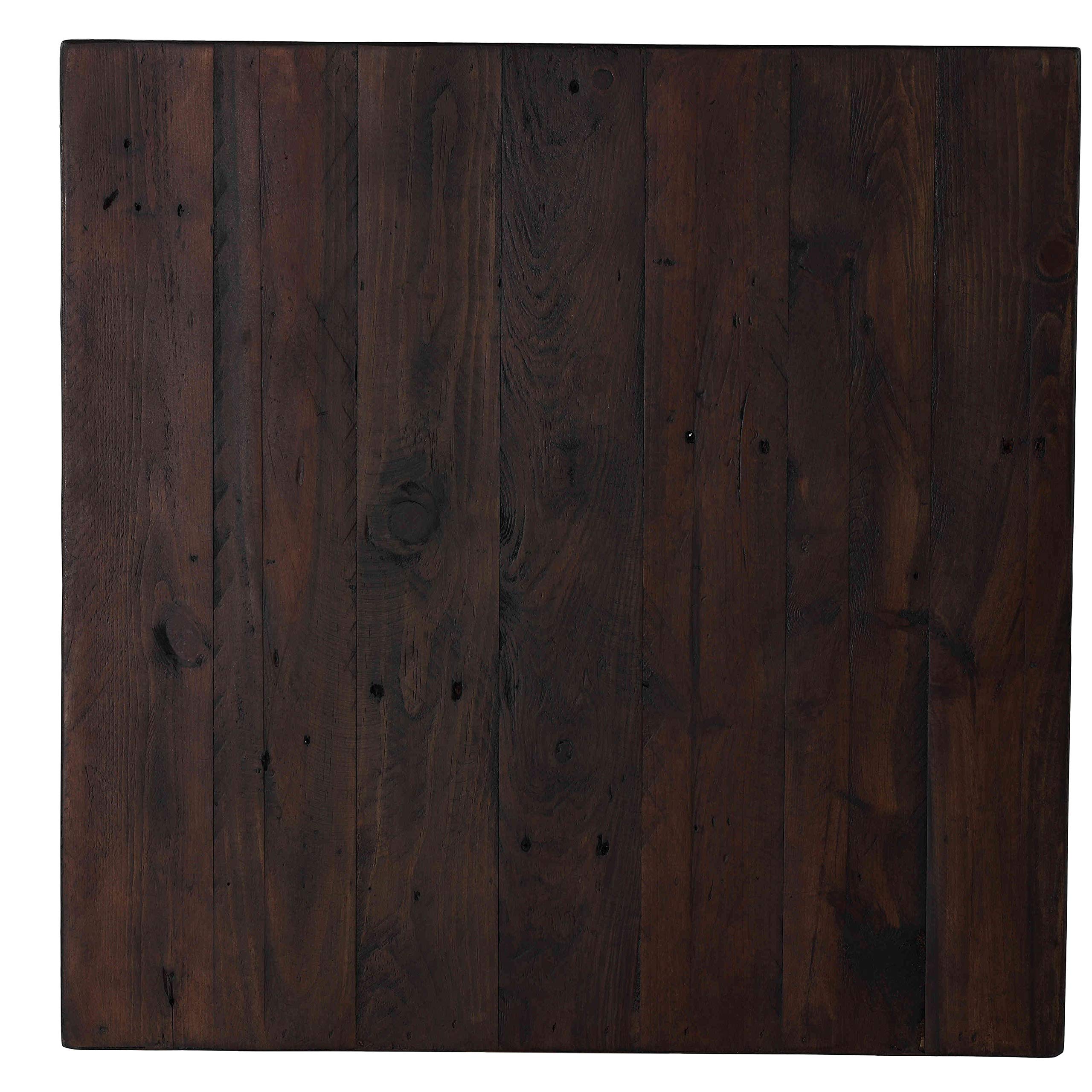 Cortesi Home Omaha Coffee Table - Brown Wooden Living Room Table for Home Decor, Sofa Centerpiece, and Family Gatherings