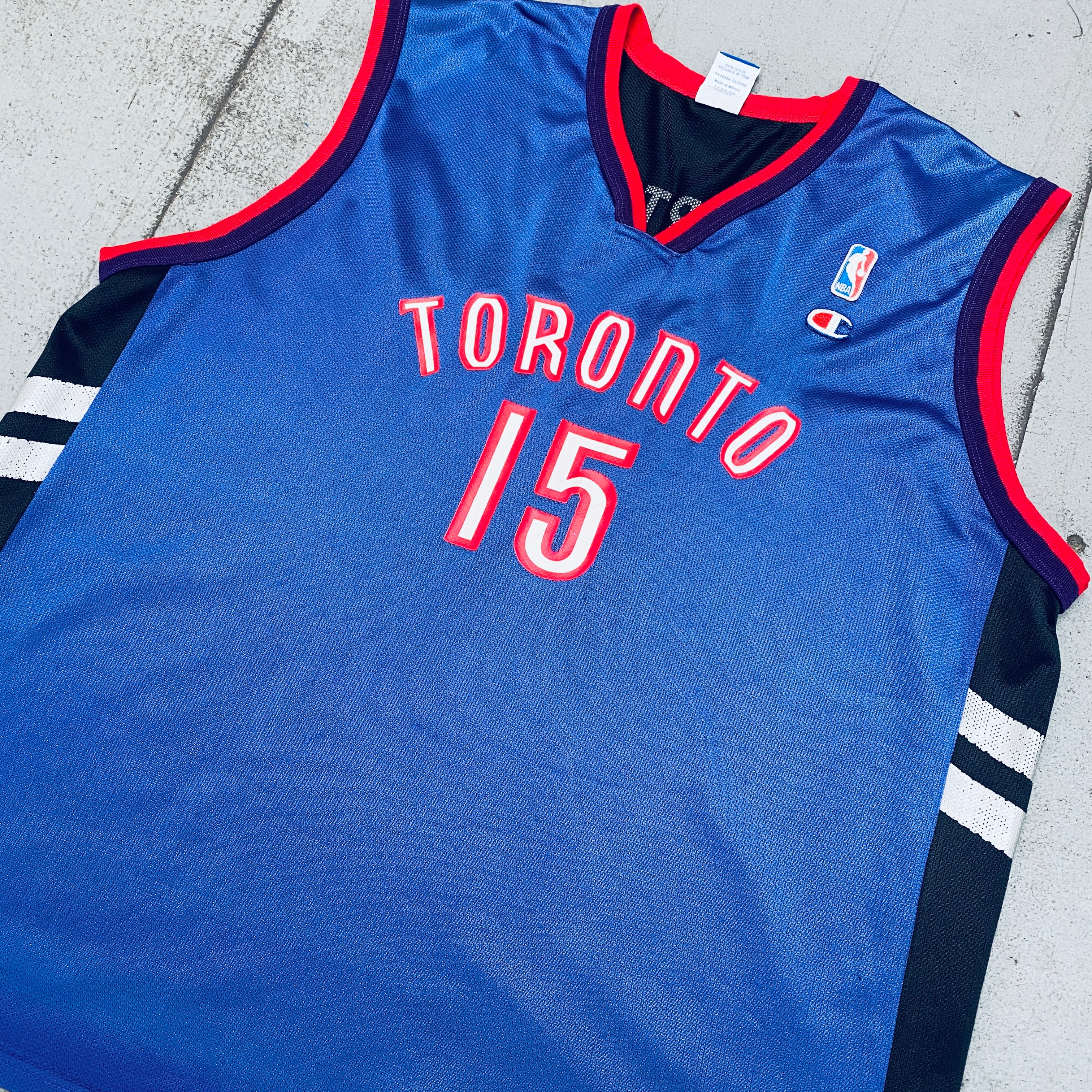 Vince Carter Toronto Raptors 1999-2000 Purple Champion Jersey XL - NBA Slam Dunk Contest Replica Jersey for Basketball Fans & Collectors - Perfect for Game Day, Cosplay, and Sports Memorabilia Display