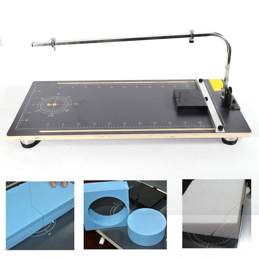 Professional 110V 30W Hot Wire Foam Cutter Machine - Electric Styrofoam Cutting Tool with Adjustable Table for DIY Crafts, Model Making & Home Projects | Perfect for Foam Board, EPS & XPS Insulation Cutting