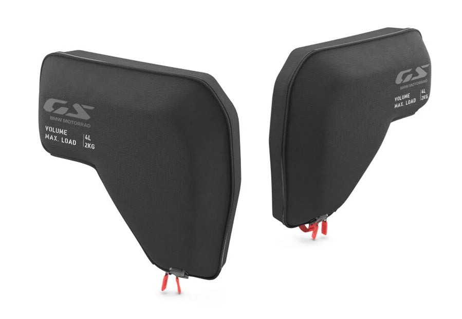 BMW R1300GS Adventure Motorcycle Radiator Cowl Bag Set - Waterproof Storage for Touring, Off-Road & Commuting