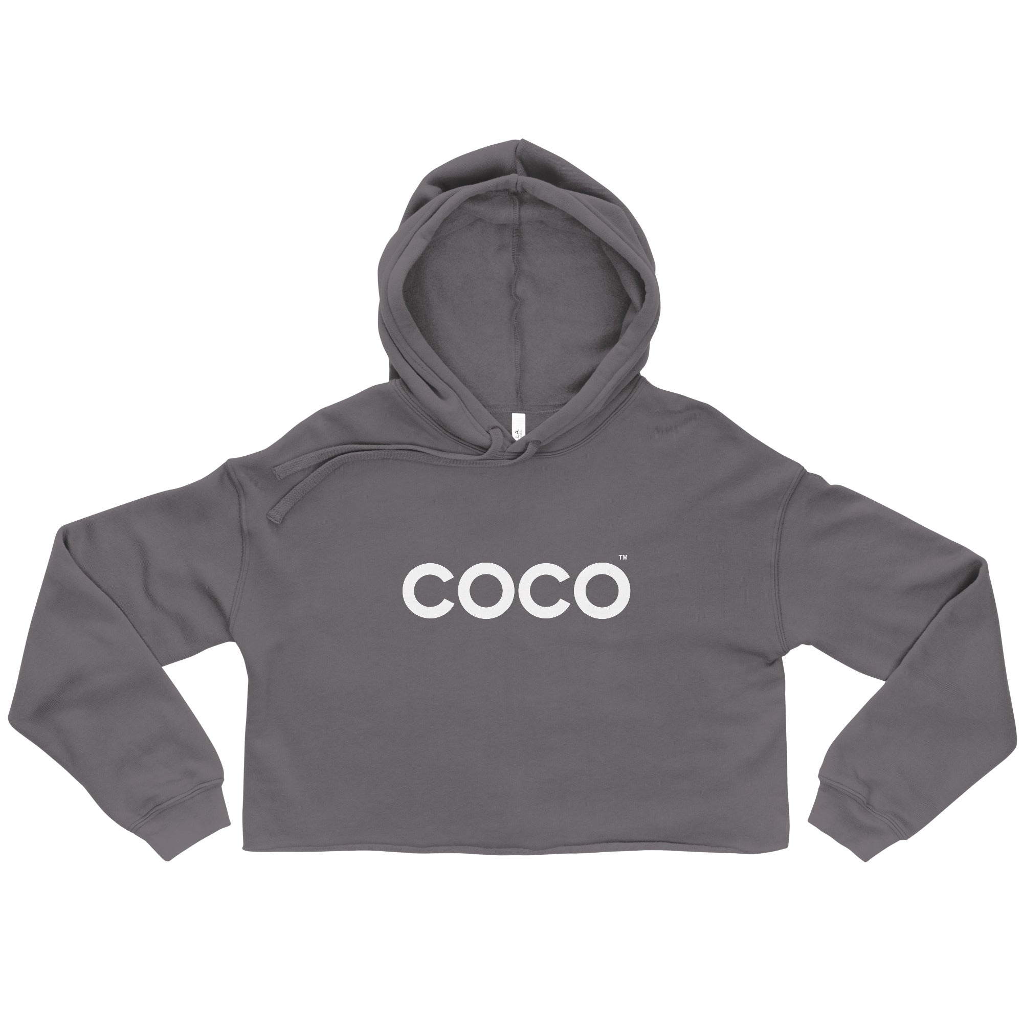 COCO Crop Hoodie for Women - Trendy Oversized Pullover Sweatshirt for Casual Wear & Street Style | Soft Cotton Blend, Comfortable & Stylish | Perfect for Gym, Lounge & Everyday Outfits