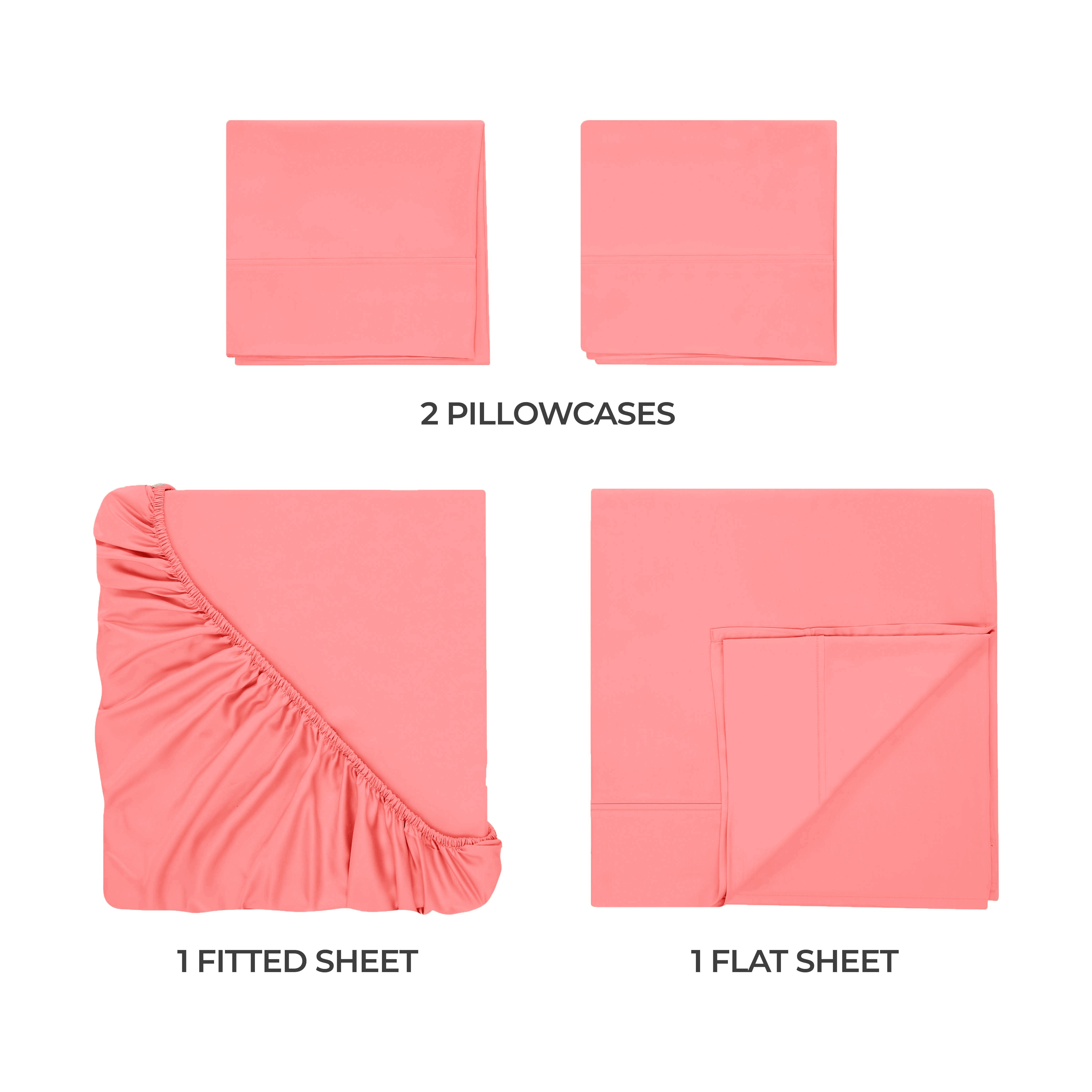 Premium 300 Thread Count Egyptian Cotton Bed Sheet Set - Soft, Breathable & Durable for Ultimate Comfort - Perfect for Luxury Bedrooms & Hotels