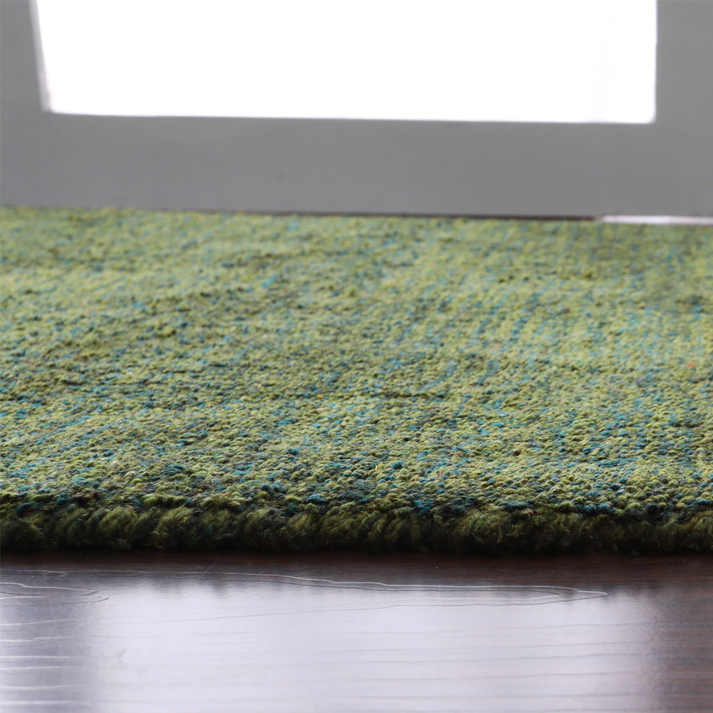 Handmade Aztec Wool Area Rug - Non-Slip Traditional Tribal Design for Living Room, Bedroom & Home Decor