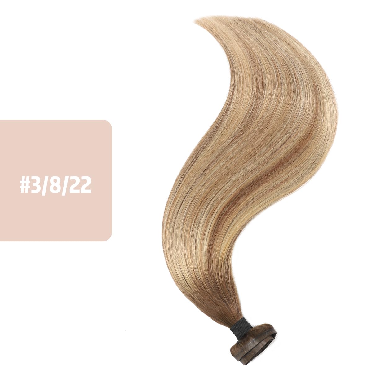 Silky Straight Clip-in Remy Human Hair Extensions for Women - 18 Inch Natural Black Hair Weft for Length & Volume - Perfect for Parties, Weddings & Daily Styling