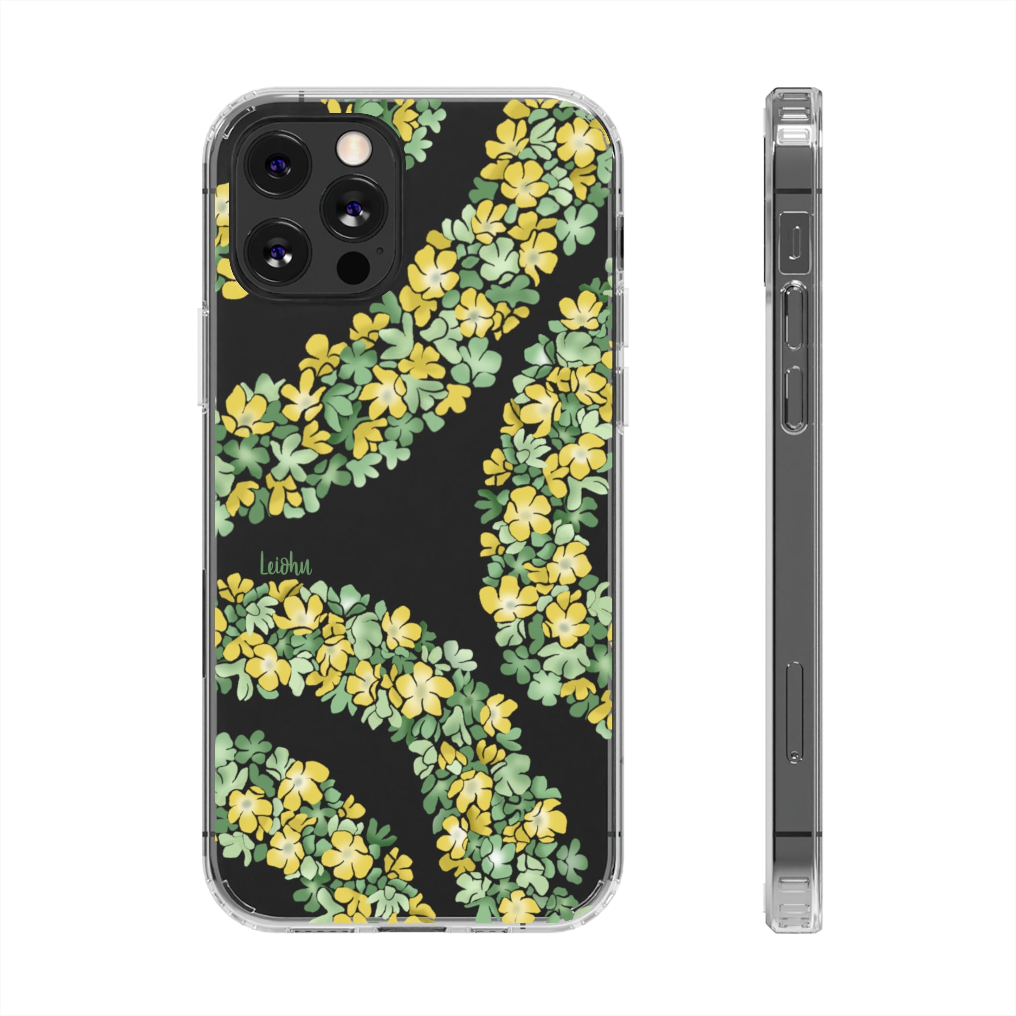 Double Pakalana Clear Phone Case - Slim Protective Cover for iPhone & Samsung - Perfect for Everyday Use & Travel