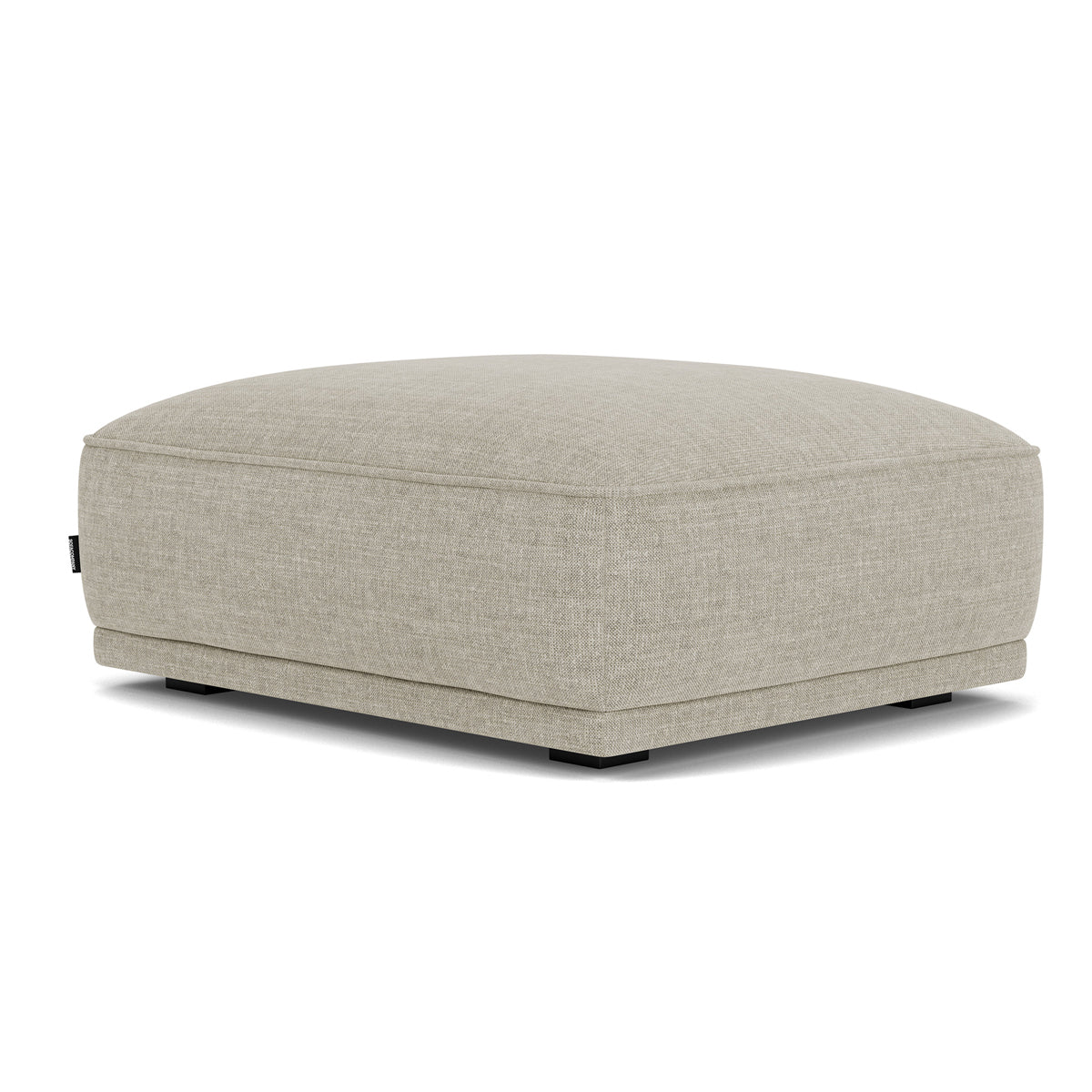 Leonora Fabric Storage Ottoman with Tufted Top - Stylish Footrest, Coffee Table & Extra Seating for Living Room, Bedroom & Dorm