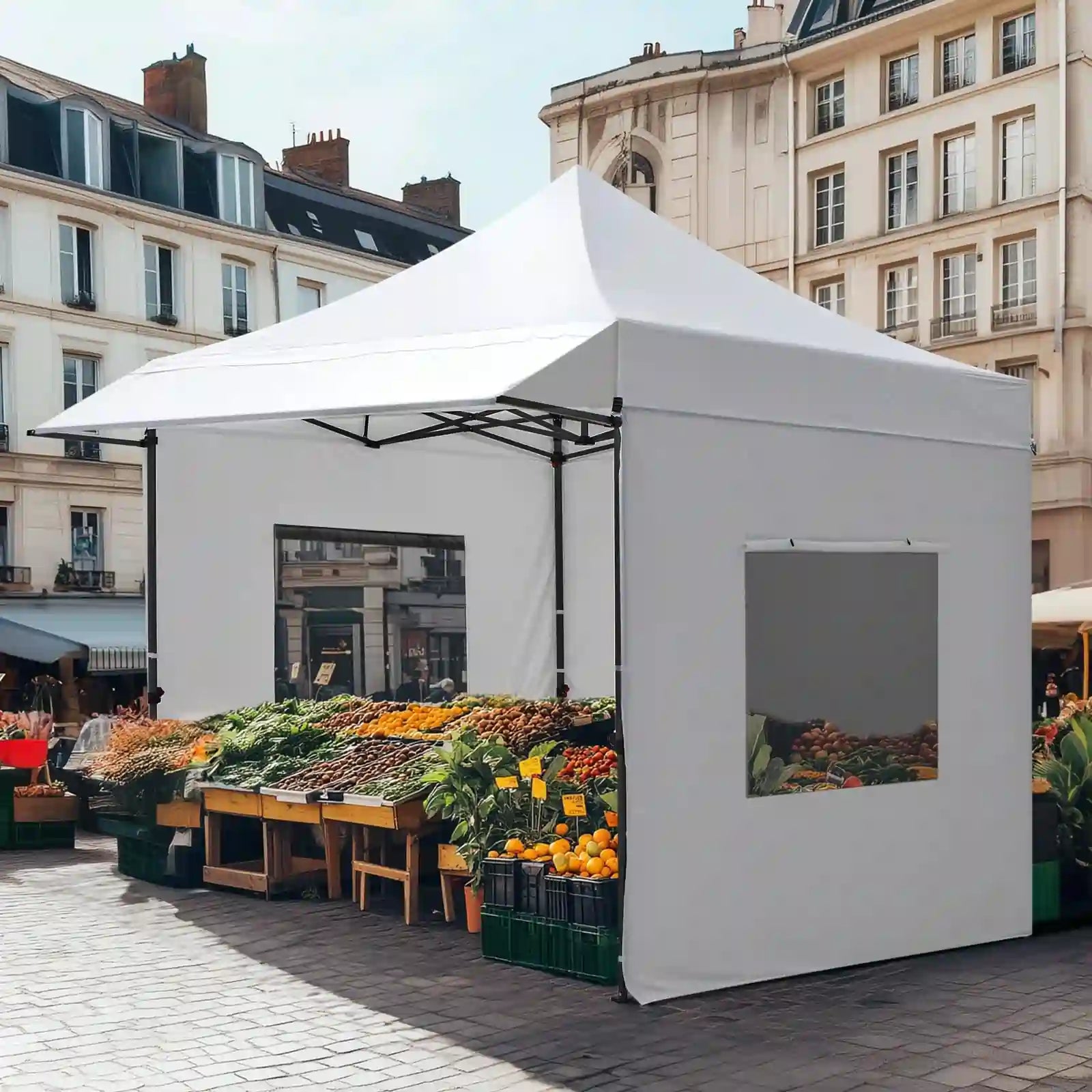 Heavy Duty Commercial Pop Up Canopy Tent - Waterproof Instant Shelter for Outdoor Events, Parties, Markets & Camping