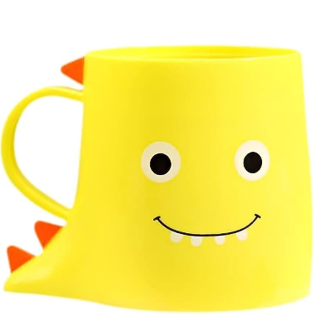 2PCS Plastic Kids Bathroom Cups - Dinosaur Toothbrush Holder & Mouthwash Cup Set, Durable Travel-Friendly Bathroom Tumbler for Home, Camping & Kids Oral Care Routine (Cute Dino Design) - Perfect for Bedroom Countertop, RV Trips & Family Vacation Essentials