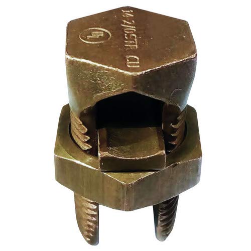 Morris 90311 Hex Head Split Bolts 500MCM - 1 Pack (10-Piece) | Heavy Duty Electrical Connectors for Power Lines & Grounding Applications
