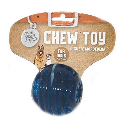 DDI 2324568 Dog Chew Toys - Durable Teal Ball 2.5 Inch (Case of 96) | Perfect for Puppy Training, Fetch Games & Dental Health
