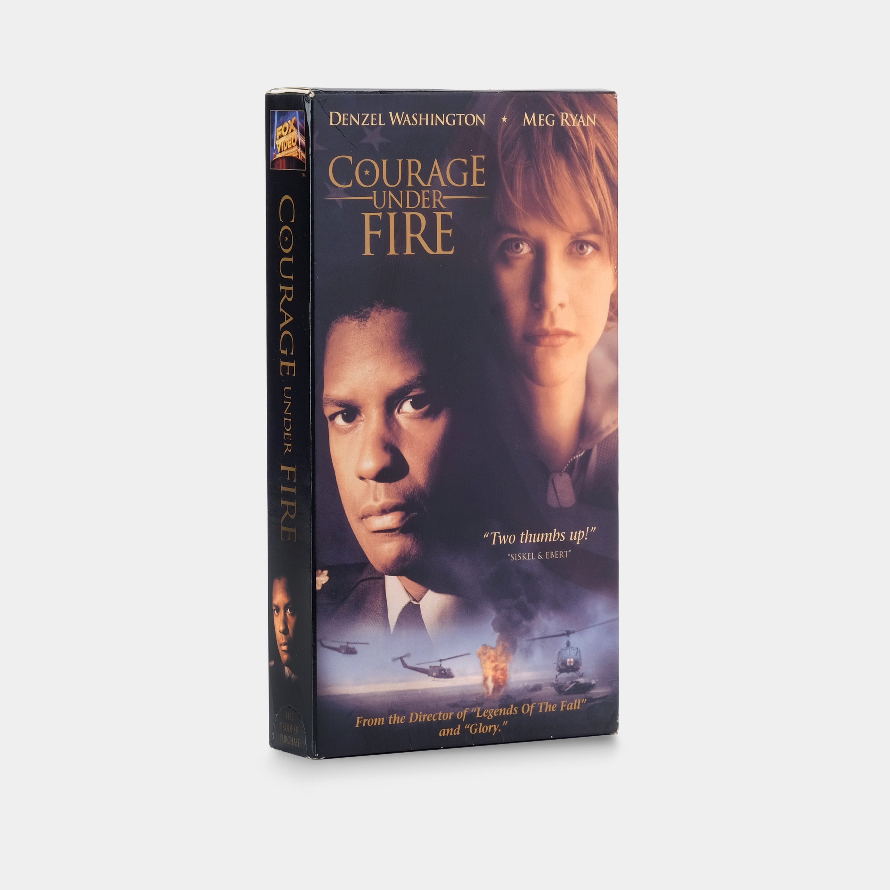 Courage Under Fire VHS Movie Tape - Classic War Drama Film for Collectors & Nostalgia Lovers - Perfect for Movie Nights & Vintage Collections