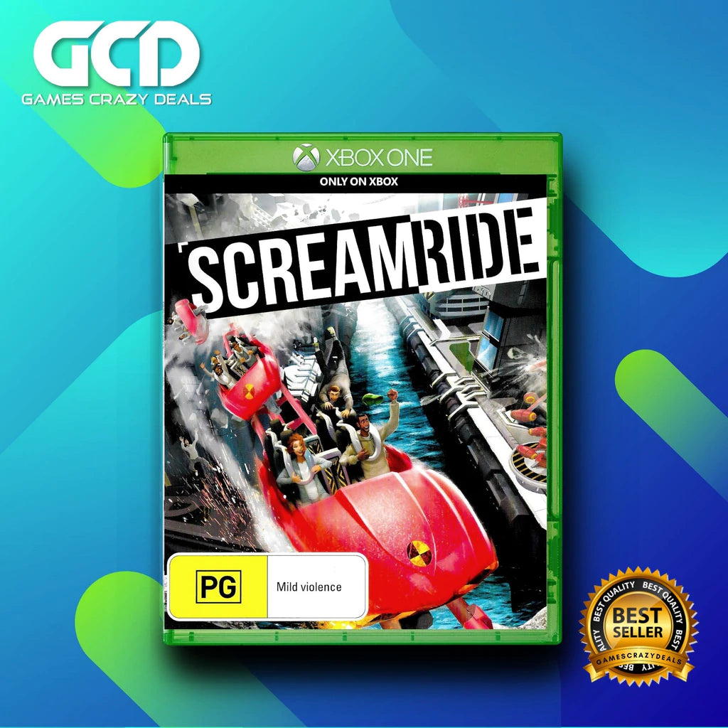 Scream Ride Thrill Ride Game for Xbox One - Adrenaline-Packed Stunt Experience for Action & Adventure Gamers - Perfect for Parties & Family Fun