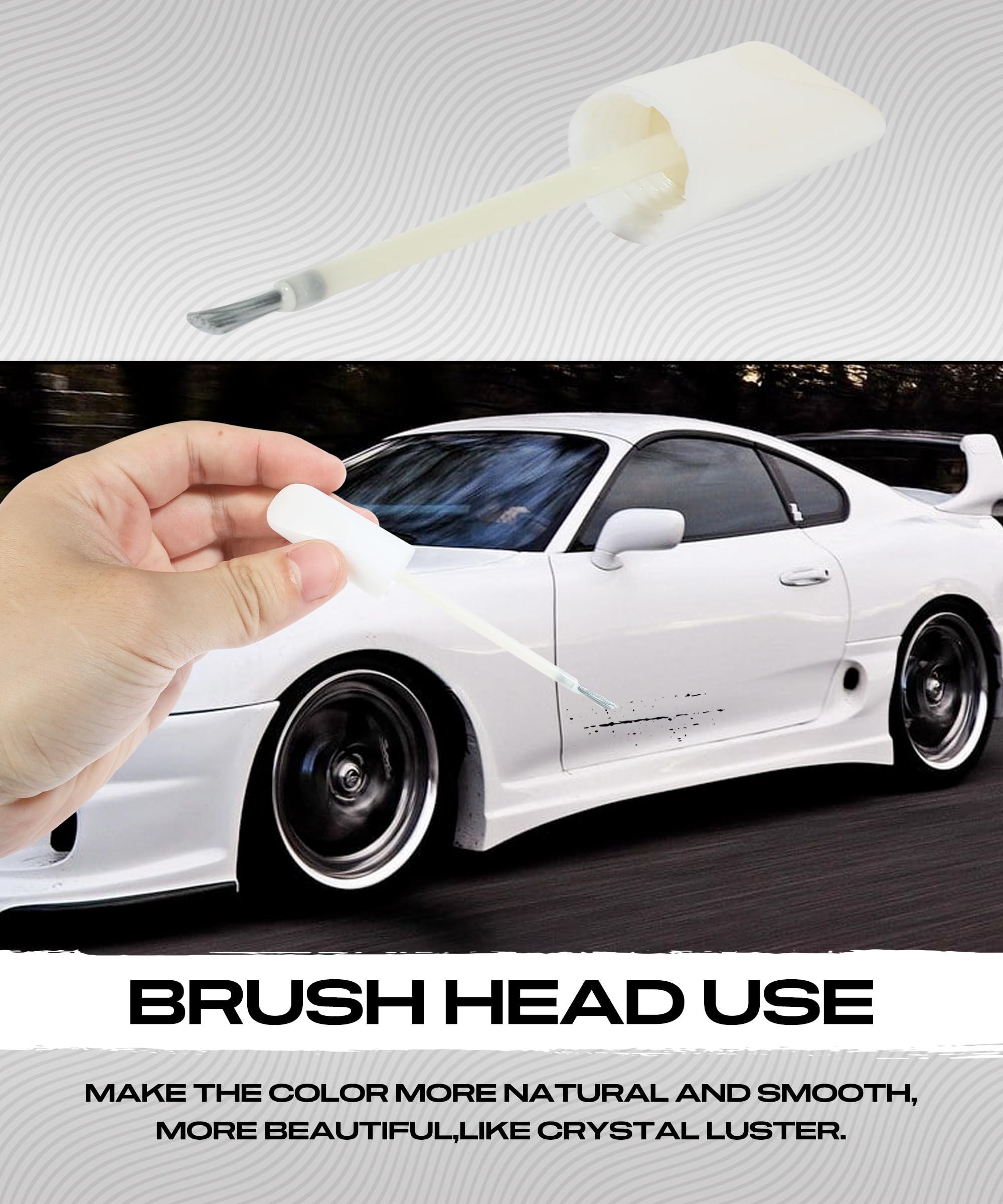 ESEWALAS Car Paint Pen - Auto Scratch Repair Touch Up Paint for Cars & Vehicles (Pearl White) | Fix Deep Scratches, Chips & Paint Damage | Perfect for DIY Car Maintenance, Quick Roadside Repairs & Vehicle Restoration