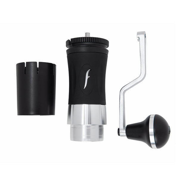Premium Flair Royal Manual Coffee Grinder - Adjustable Ceramic Burr for Espresso, French Press, Pour Over & Cold Brew - Portable Hand Crank Coffee Mill for Home, Office & Travel Use