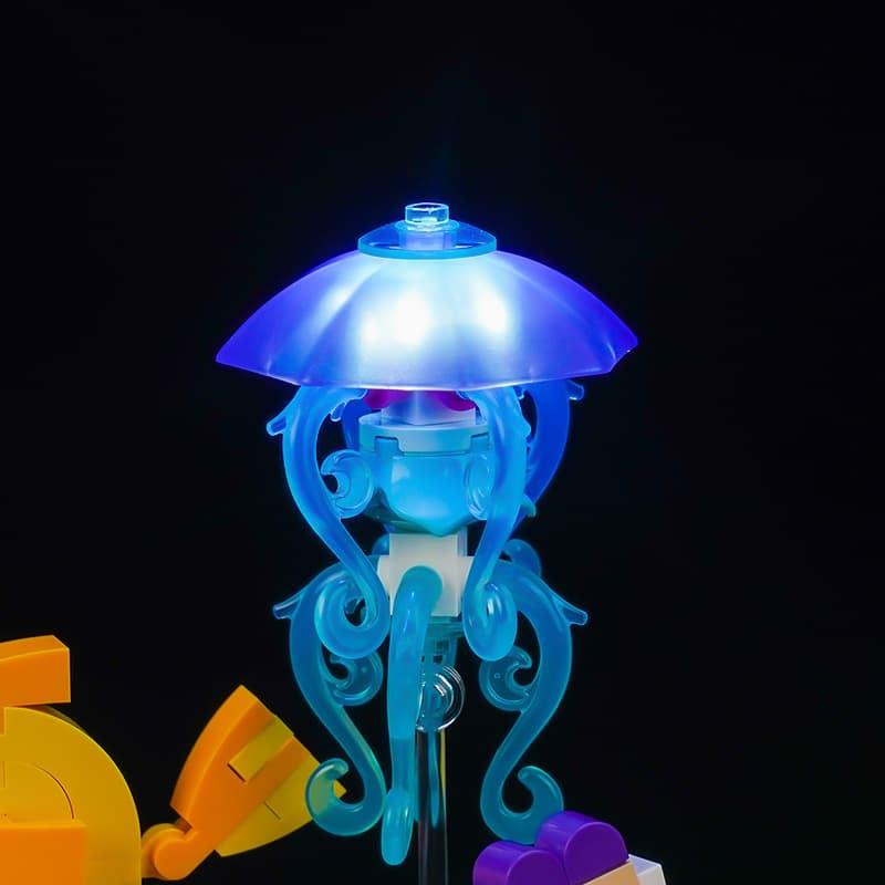 LEGO Creator 3 in 1 Sea Animals 31158 Light Kit - LED Lighting Set for LEGO Building Blocks - Perfect for Night Display & Room Decoration