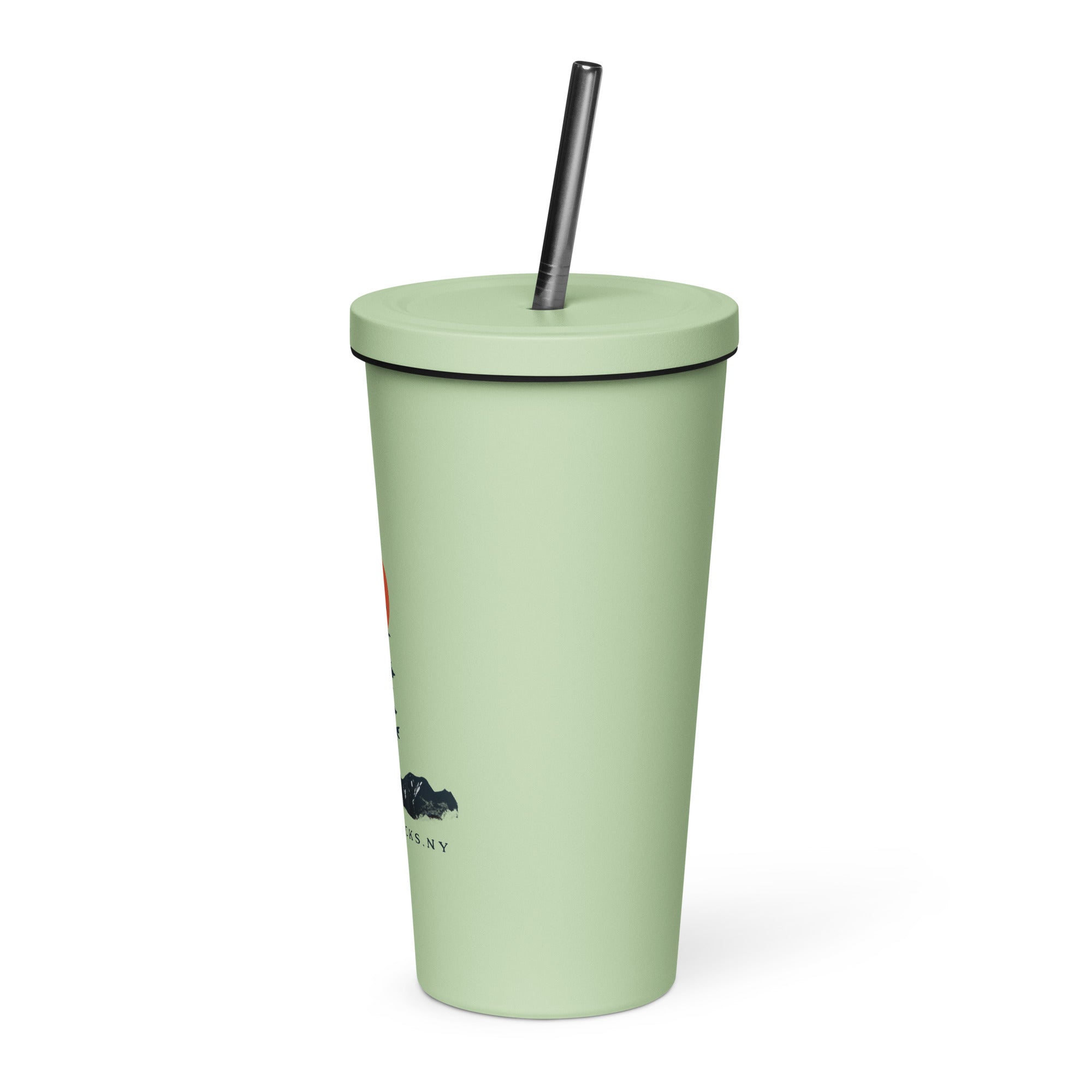 Great Roots Insulated Tumbler - 20oz Stainless Steel Vacuum Flask with Lid & Straw - Keeps Drinks Hot/Cold for 24 Hours - Perfect for Office, Gym, Travel & Outdoor Activities