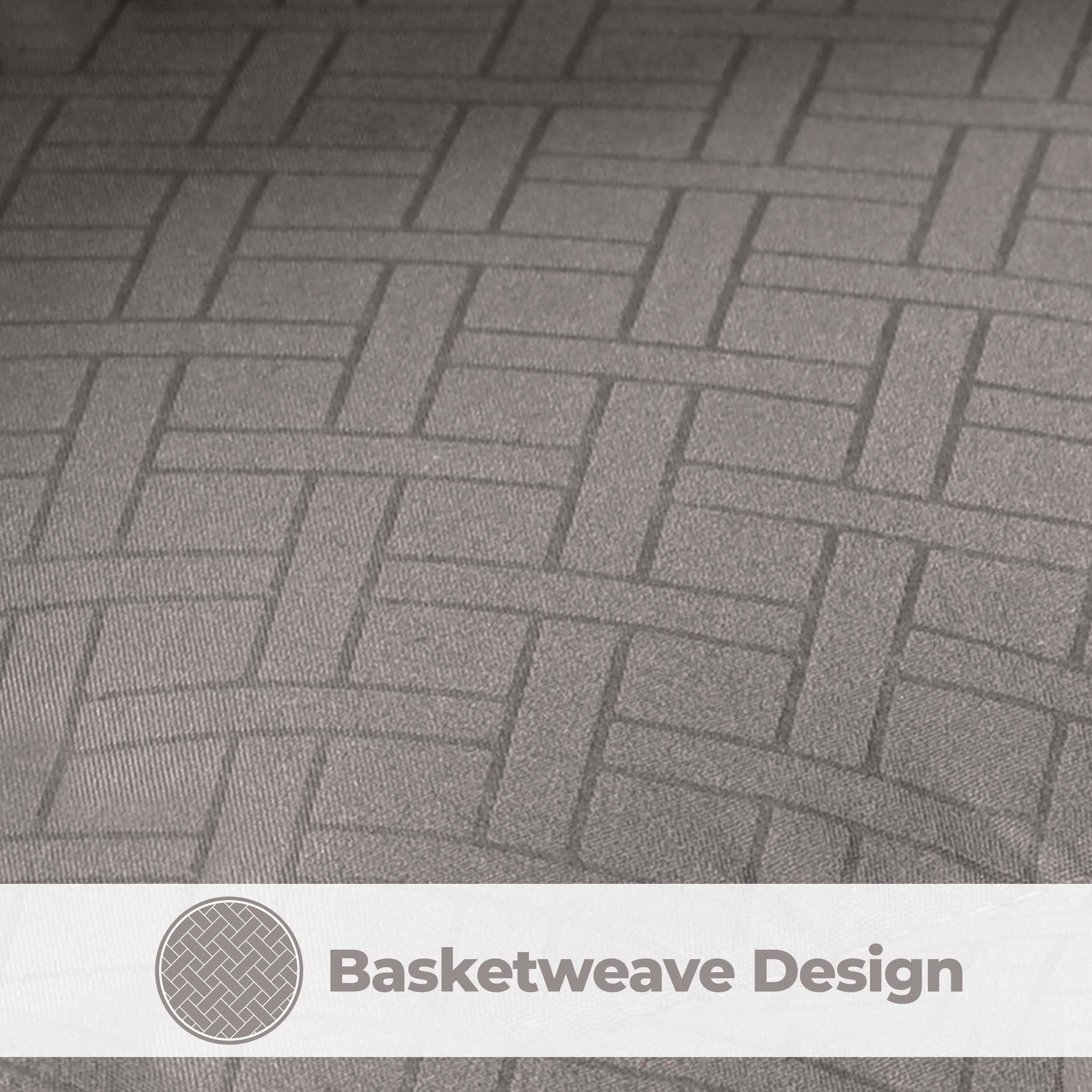 Luxury Basketweave Plush Down Alternative Comforter - Hypoallergenic & Breathable All-Season Bedding for Master Bedroom, Guest Room & Dorm