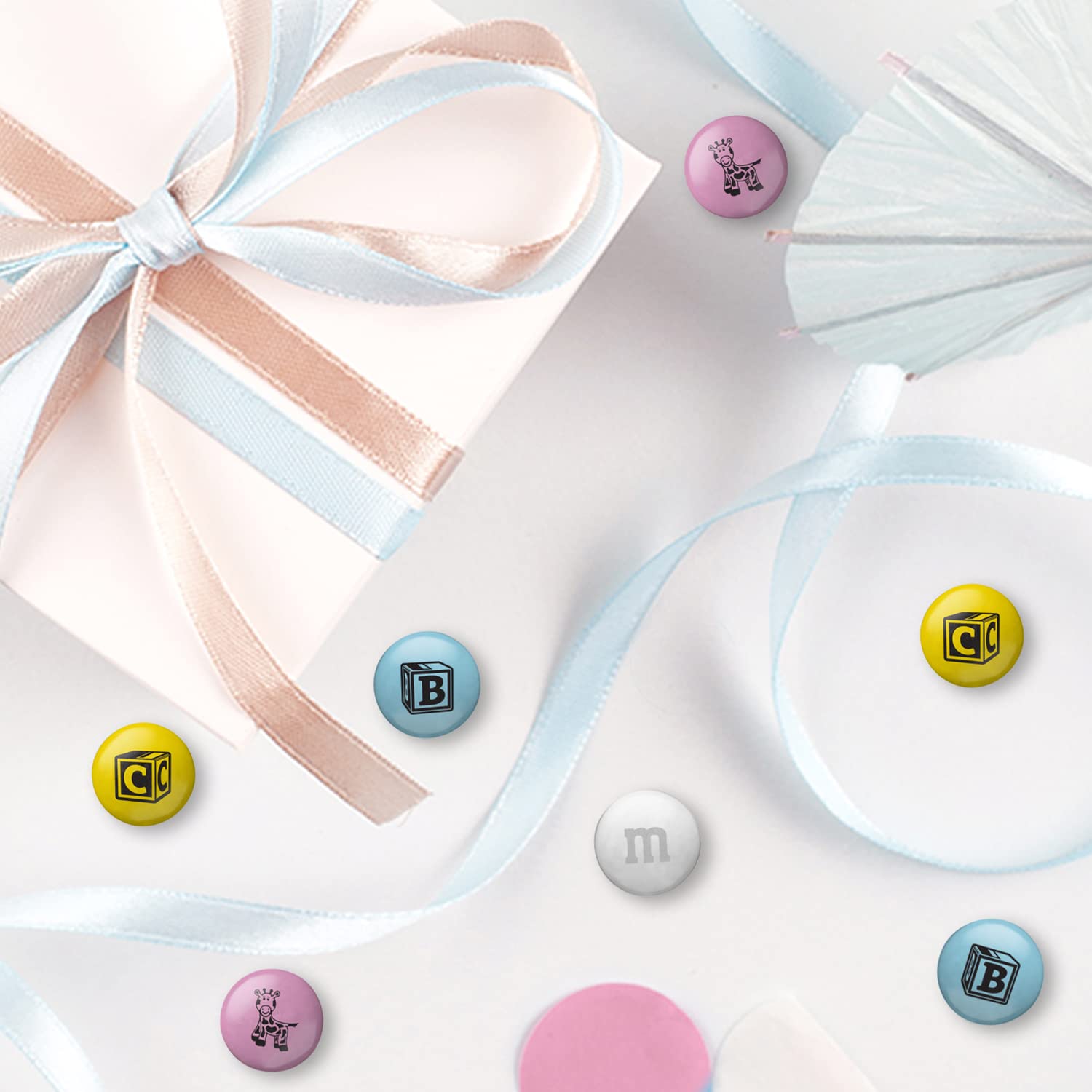 **M&M'S Milk Chocolate Candy Bulk 5lbs - Perfect for Baby Gender Reveal, Newborn Announcements, Baby Shower Favors & Sweet Gifts | Great for Parties, Celebrations & DIY Treats**