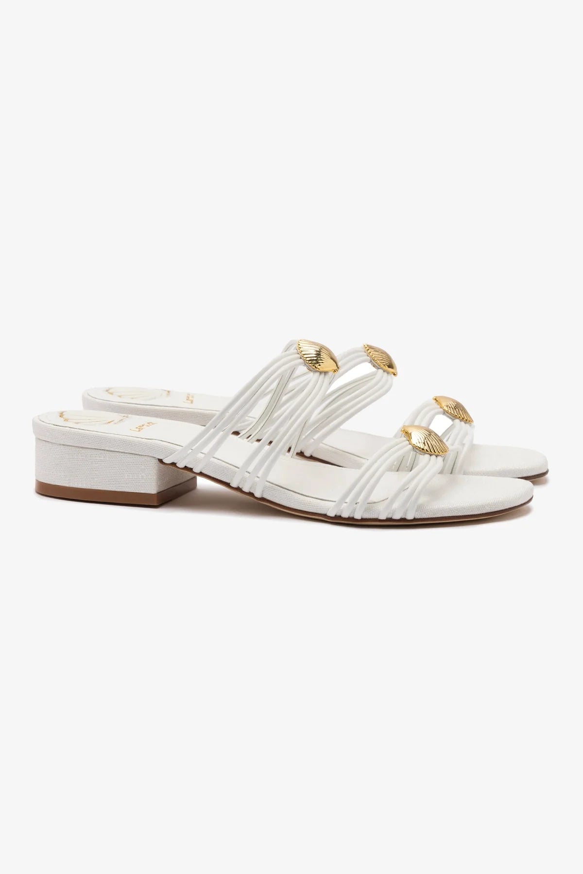 Shelly Flat Mule Shoes - White Genuine Leather Slip-On Loafers for Women | Comfortable Casual & Office Wear | Perfect for Spring, Summer and Indoor Use