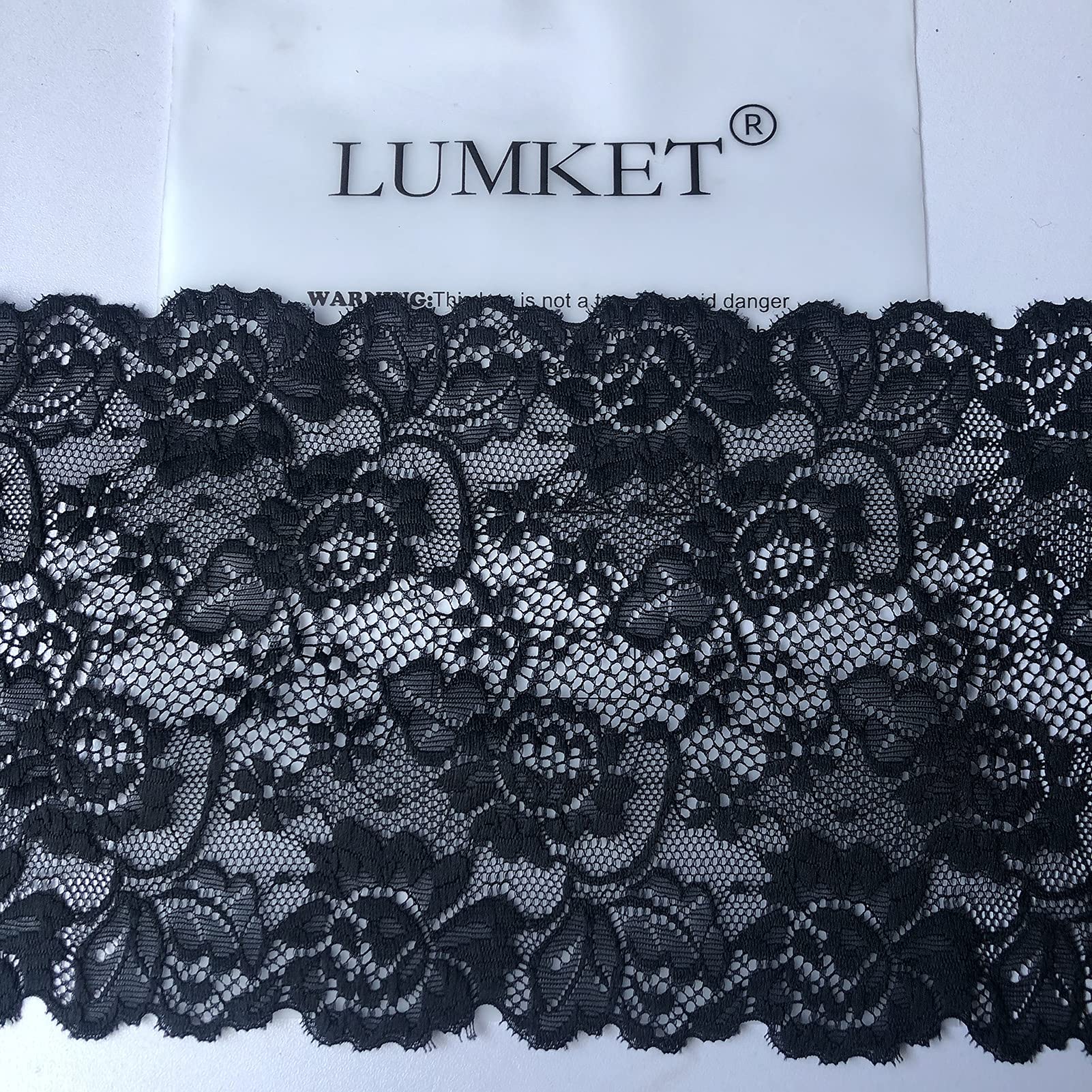 Stretchy Floral Olive Lace - 6